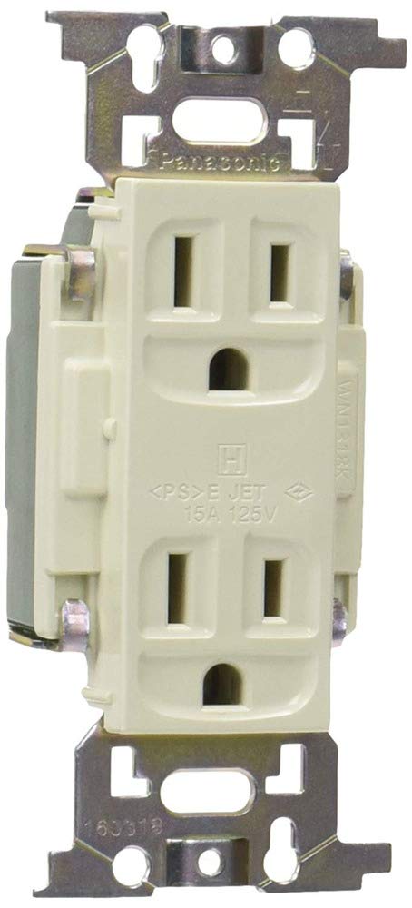 

Panasonic Full Color Medical Embedded Grounded Double Outlet WN1318K