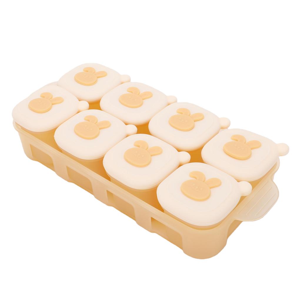 Infant Food Freezer Tray Reusable Silicone Kid Food Storage Container Ice Cube Freezer Mold for Homemade Purees