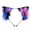 Plush Calico Cat Ear Headband With Tail Set Cosplay Anime Convention Costume Accessory