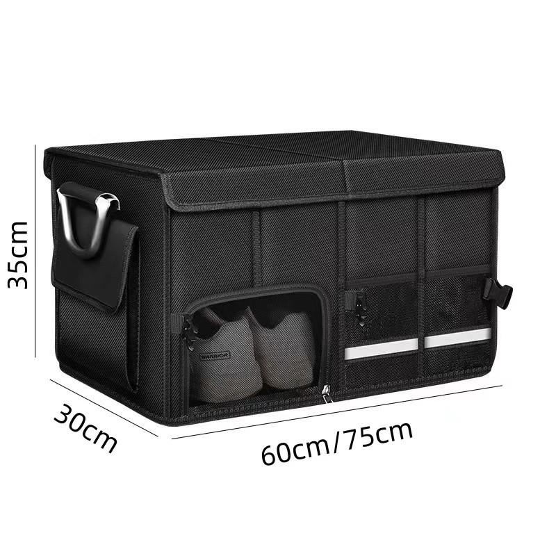 Foldable Car Trunk Organizer Box Storage Bin SUV Sedan Hatchback 36L 72L 112L Oxford Fabric Waterproof