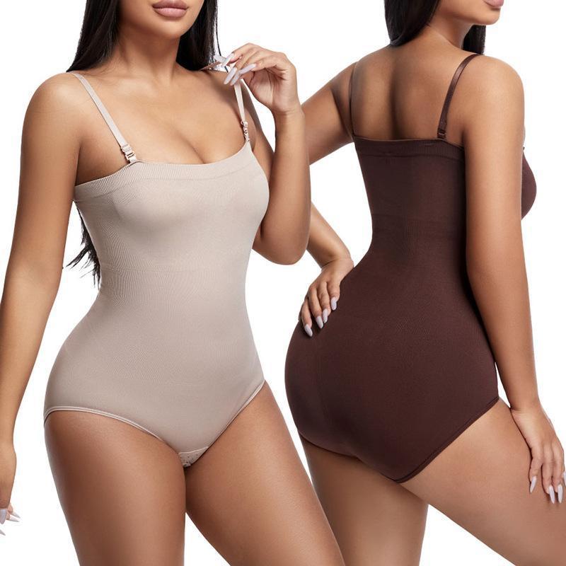 Odnímatelná ramínka Bezešvé tvarovací body pro ženy Bez ramínek Kontrola bříška a Zvednutí zadečku Přiléhavý pasový stahovák Plus Size Tvarovač postavy