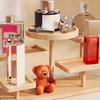 Wooden display rack with storage rack - Multi-layer storage box for jewelry.superior plants - for jewelry bead display