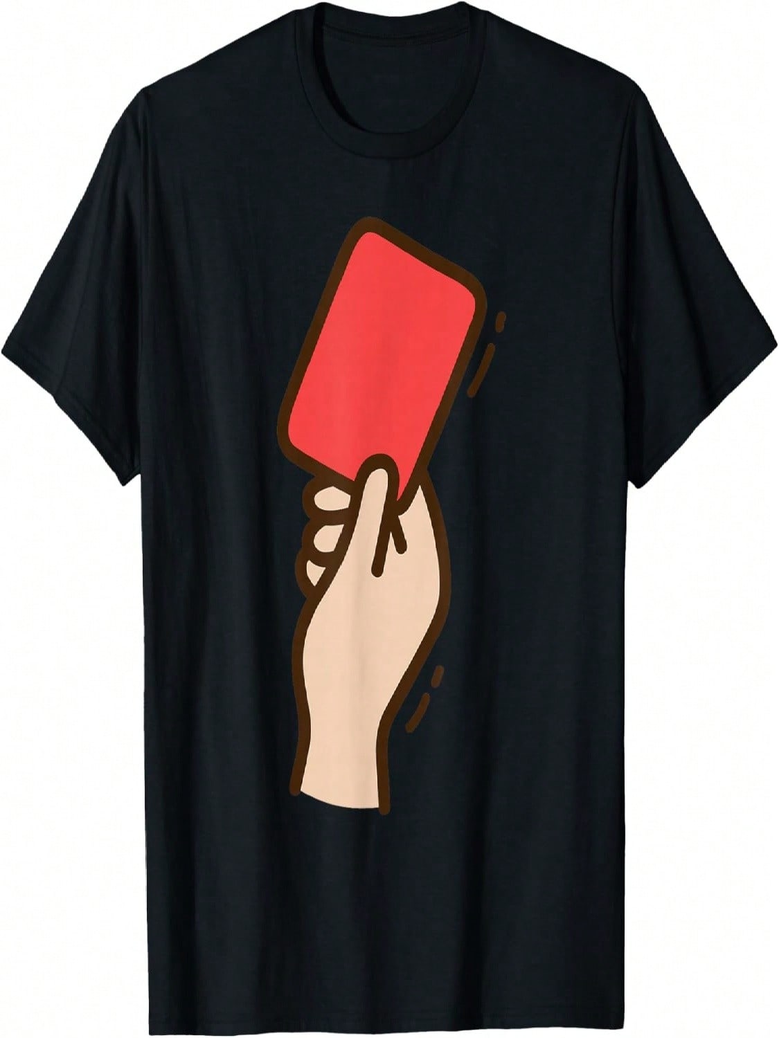 Funny Soccer Red Card T-Shirt S разноцветный
