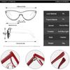 New Blue Light Glasses Women Cat Eye Eyeglasses Frames Computer Glasses Clear Spectacles Small Oval Clear Frames Ladies