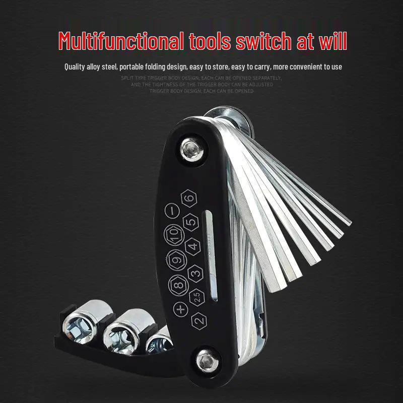 Newcomer Discount: 16-in-1 Bicycle and Car Repair Hex Key Wrench Set