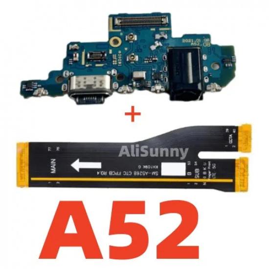 Charging USB Port+ Main Board Flex Cable for SamSung A21S A22 A31 A32 A50 A51 A52 A53 A70 A72 A536B Dock Connector MotherBoard