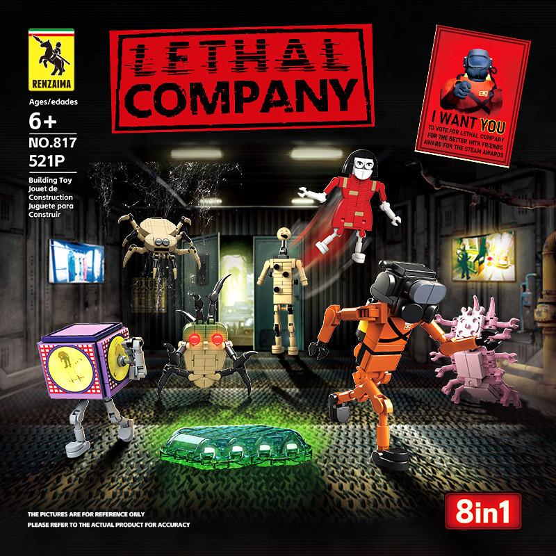 Lethal Company Building Blocks Full Set Of 400-800 Pieces Abs Plastic Material