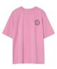 Hi With Happy Short Sleeve T-Shirt_Light Pink
