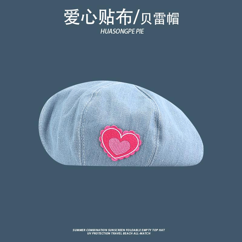 Summer face small sunscreen painter hat student versatile octagonal hat fashion woman M（56-58cm）