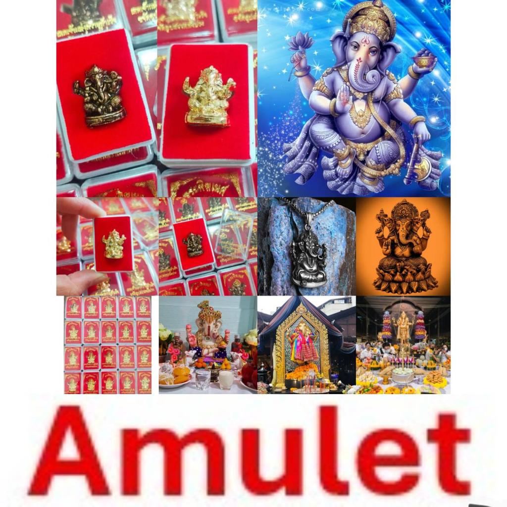 Hinduism Ganesha Elephant Head God Statue Buddha Box Powerful Success Amulet Blessings Jewelry Vintage Accessories Gifts Lucky Rich