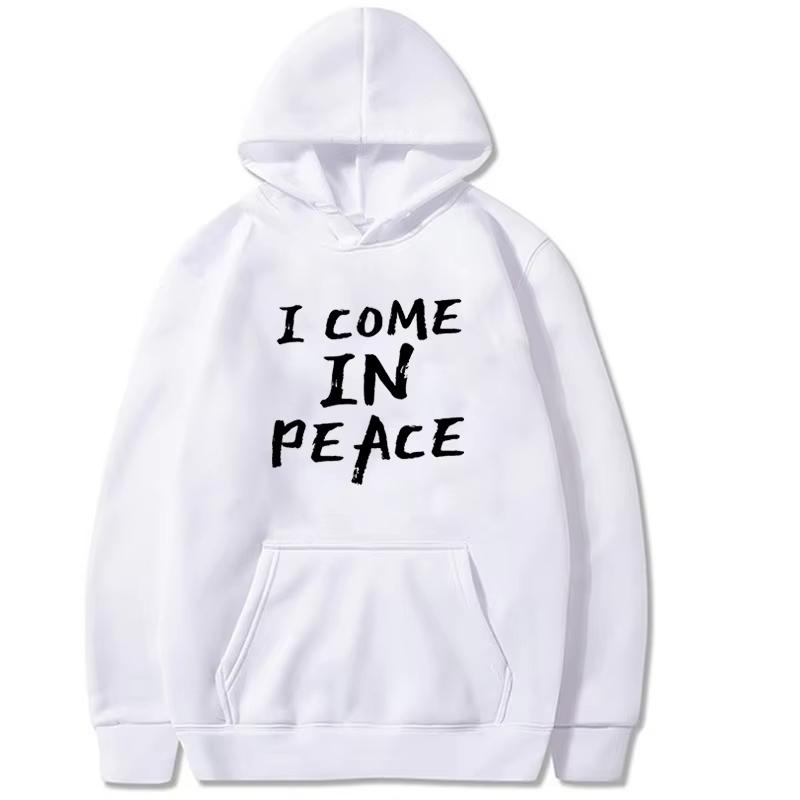 2026 New Lovers Sweet Autumn Pullover Hoodie I Come In Peace Im Peace Funny Couples Matching Hoodies Letter Print Classic S
