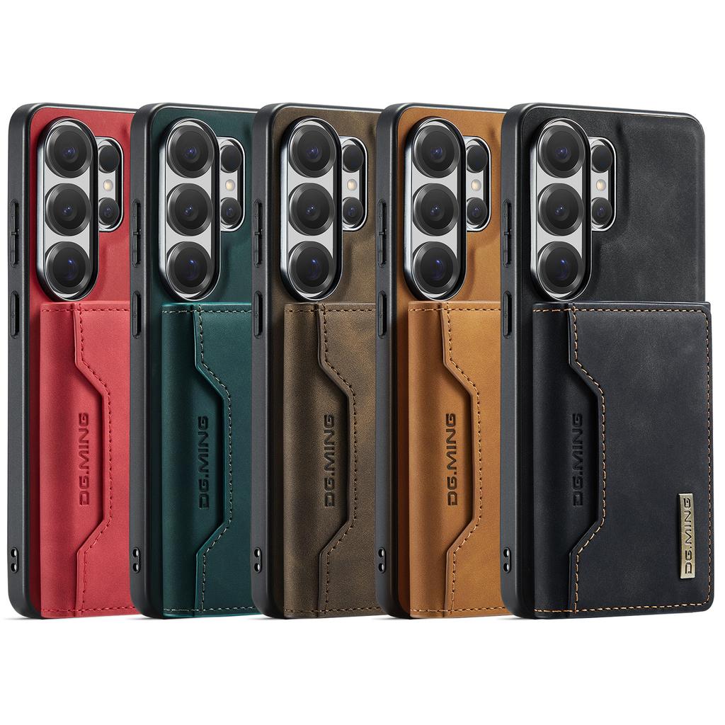 2-in-1 Magnetische Leder Geldbörse Kartenetui für Samsung S26 Ultra S25 S24 Plus S23 S22 A18 A17 für Magsafe Stoßfeste Schlanke Hülle