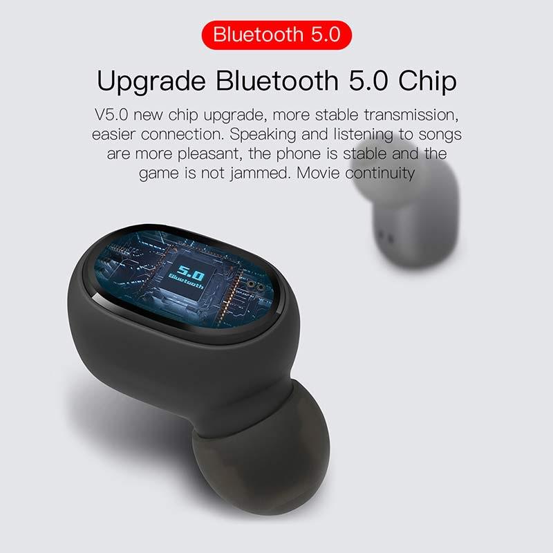 Cheap Wireless Bluetooth 5.0 Earphones 6D Stereo Headsets IPX5