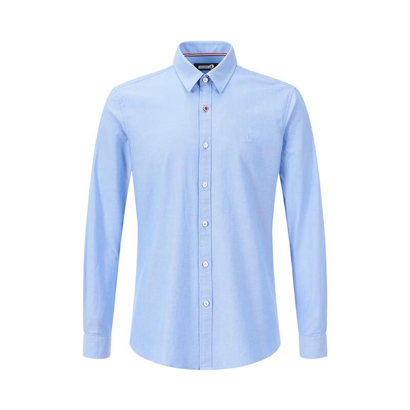Navigare Men s Soft Pure Cotton Long Sleeve Solid Shirt L