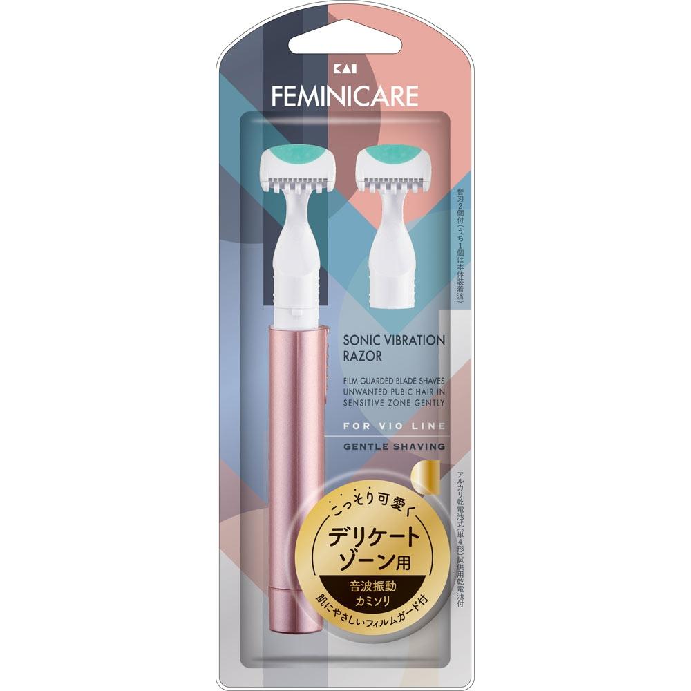 

Feminicare Sonic Vibrating Razor With 2 Replacement Blades Kaiji Razor