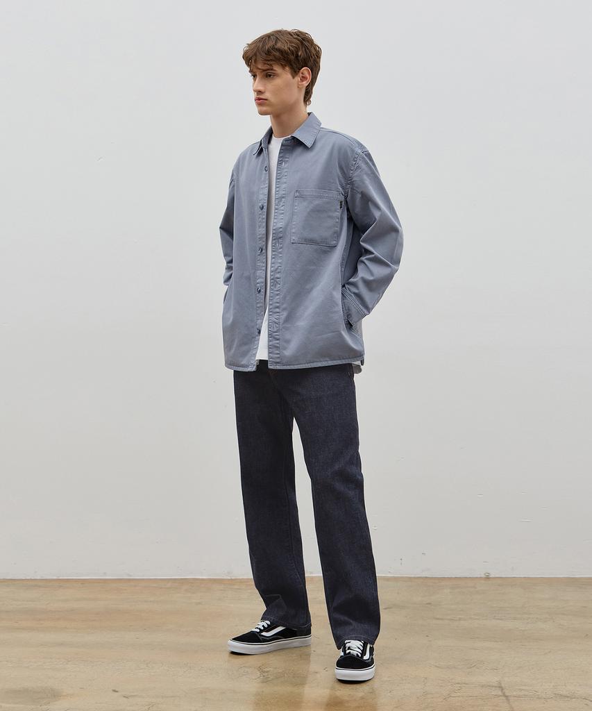 RYUL+WAI Denim Straight Comfort Raw Pants Indigo C5