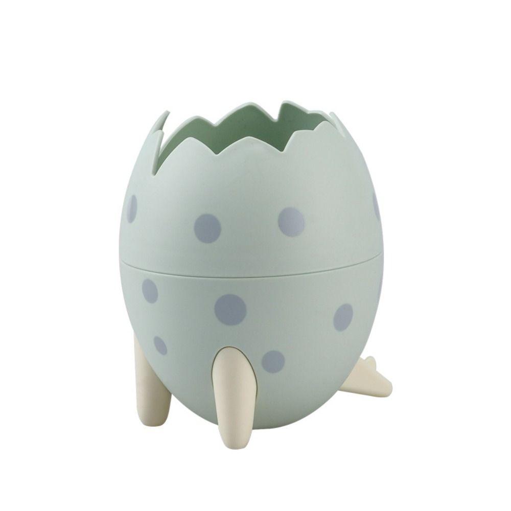 Egg Shape Pen Holder Lovely Stationery Storage Box Portable Pencil Case  Kids Boys Girls