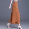 Summer Chiffon High Waist Pants for Women Fashion Wide Leg Pants Ladies Vintage Clothes