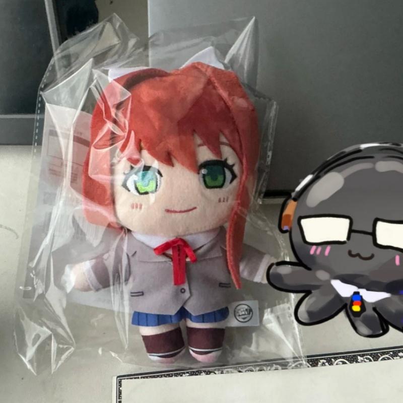 Anime Natsuki Plüschtier Doki Doki Literature Club Zubehör Weiche Stoffpuppe Schlüsselanhänger Cartoon Anhänger Für Fans Geburtstagsgeschenk
