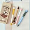 4PCS Smooth Writing Teacup Dog Gel Pen 0.5mm Stationery Pen Funny Quick-drying Black Pen  Office Use