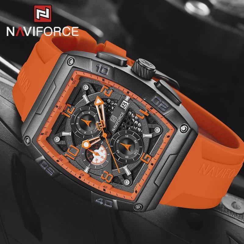 Creative Barrel-Shaped Small Dial Men Wristwatch Waterproof Quartz Watches Chronograph Date Display Reloj Hombre