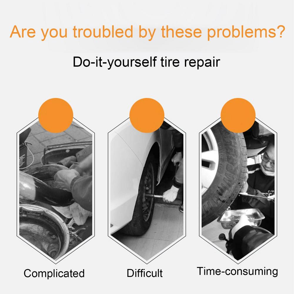 400ml Tire Sealant Tire Repair Kit Non-destructive Environmental Fast Flat for Small Medium Wheeled Road Vehicles