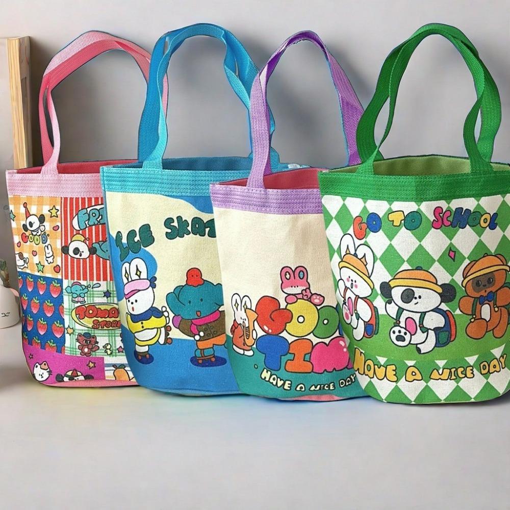 Cute Graffiti Bucket Bag,Printed Cylinder,Commuting for Office Workers,Keys,Water Bottles,Miscellaneous Items, Daily Necessities