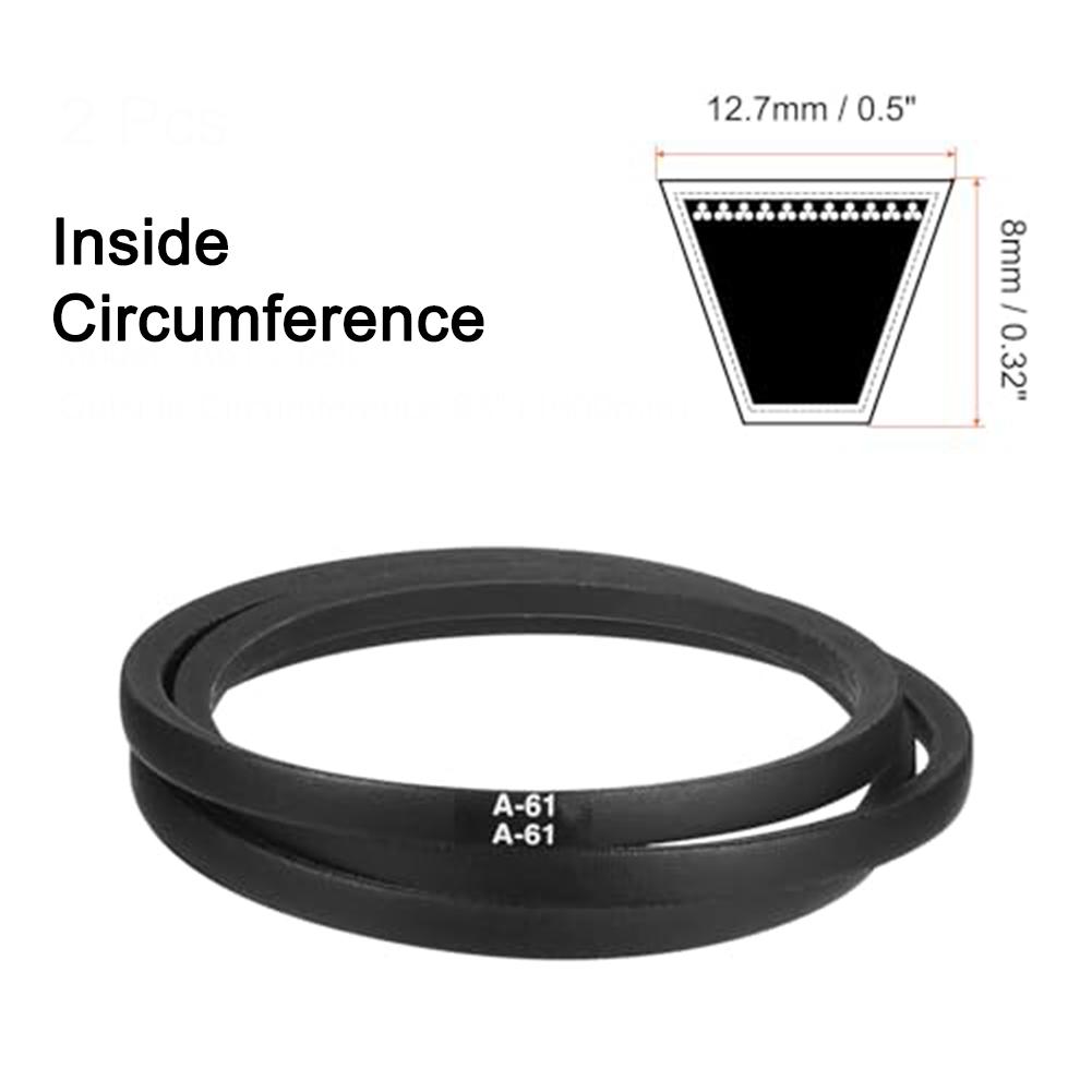 

61 2pcs Rubber V-Belts A614L630 for Industrial Power Transmission Systems with RMA IP 20 Standard Compliance China Mainland