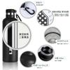 FEIJIAN Water Vacuum Thermal Sports Direct Stainless Steel Suitable for Sports Wide Water Bottle Cover For Black Bottle, 750ml, Insulated, Insulation,