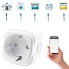 EU 16A Smart Socket Remote Control Smart Life APP Wifi Smart Plug With Power Monitoring Support Google Assistant Alexa
