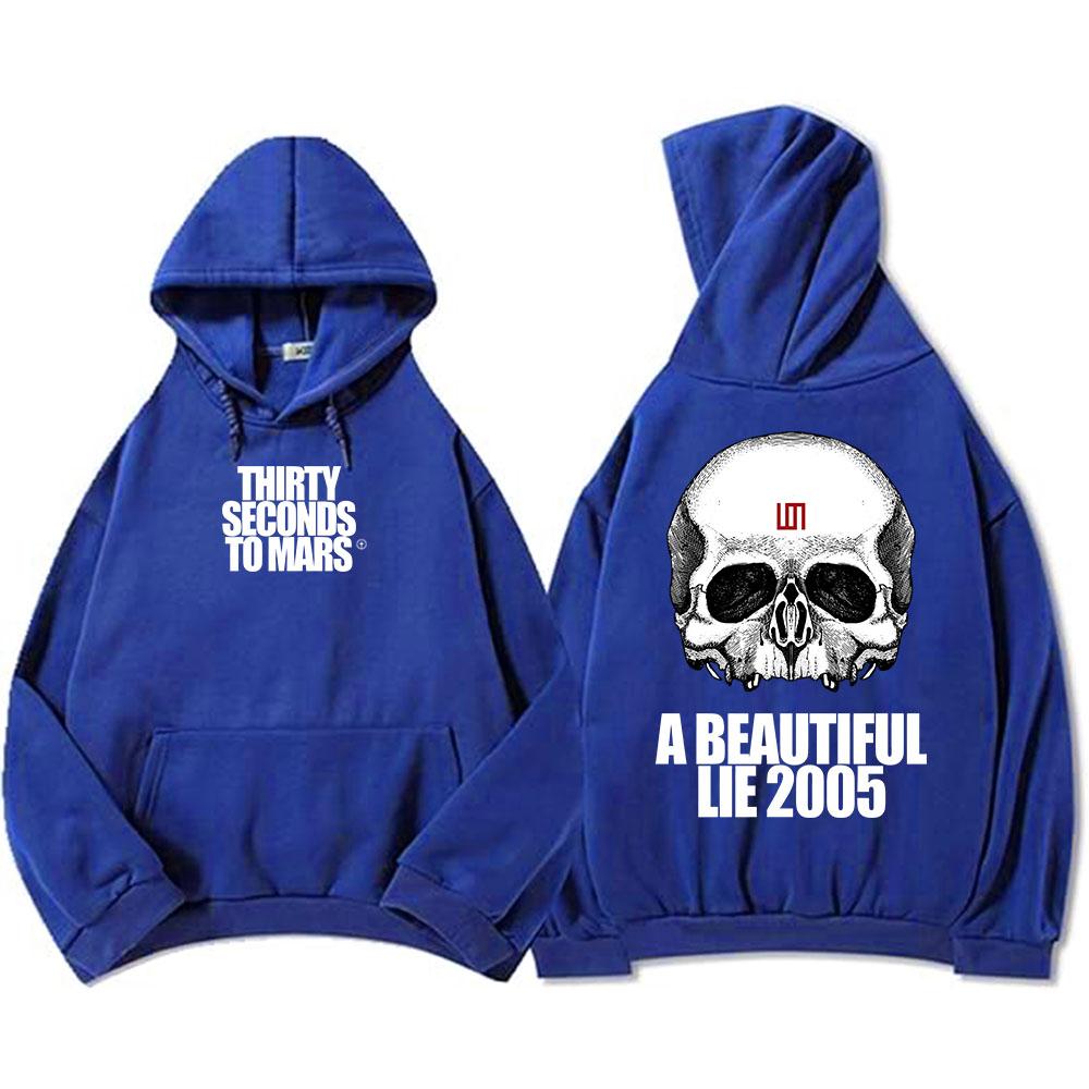 Rockband THIRTY SECONDS TO MARS Hoodies Grunge Mode Langarm Kapuzenpullover Männer Frauen Kleidung Streetwear Unisex Hoodie