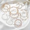 5 Style Imitation Pearl Large Hoops Earrings Luxury Pearl Round Loop Earring For Women Weding Creole Jewelry Pendientes Aros