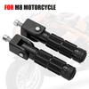 Universal M8 Rear Footrests Foot Peg 90 Degree Fixed Folding Passenger Pedal