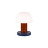 Vintage Touch Mushroom Table Lamp - Three-Color Night Light for Bedroom Decor