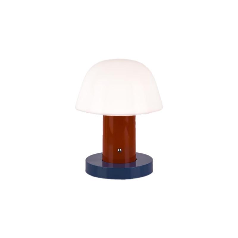 Vintage Touch Mushroom Table Lamp - Three-Color Night Light for Bedroom Decor