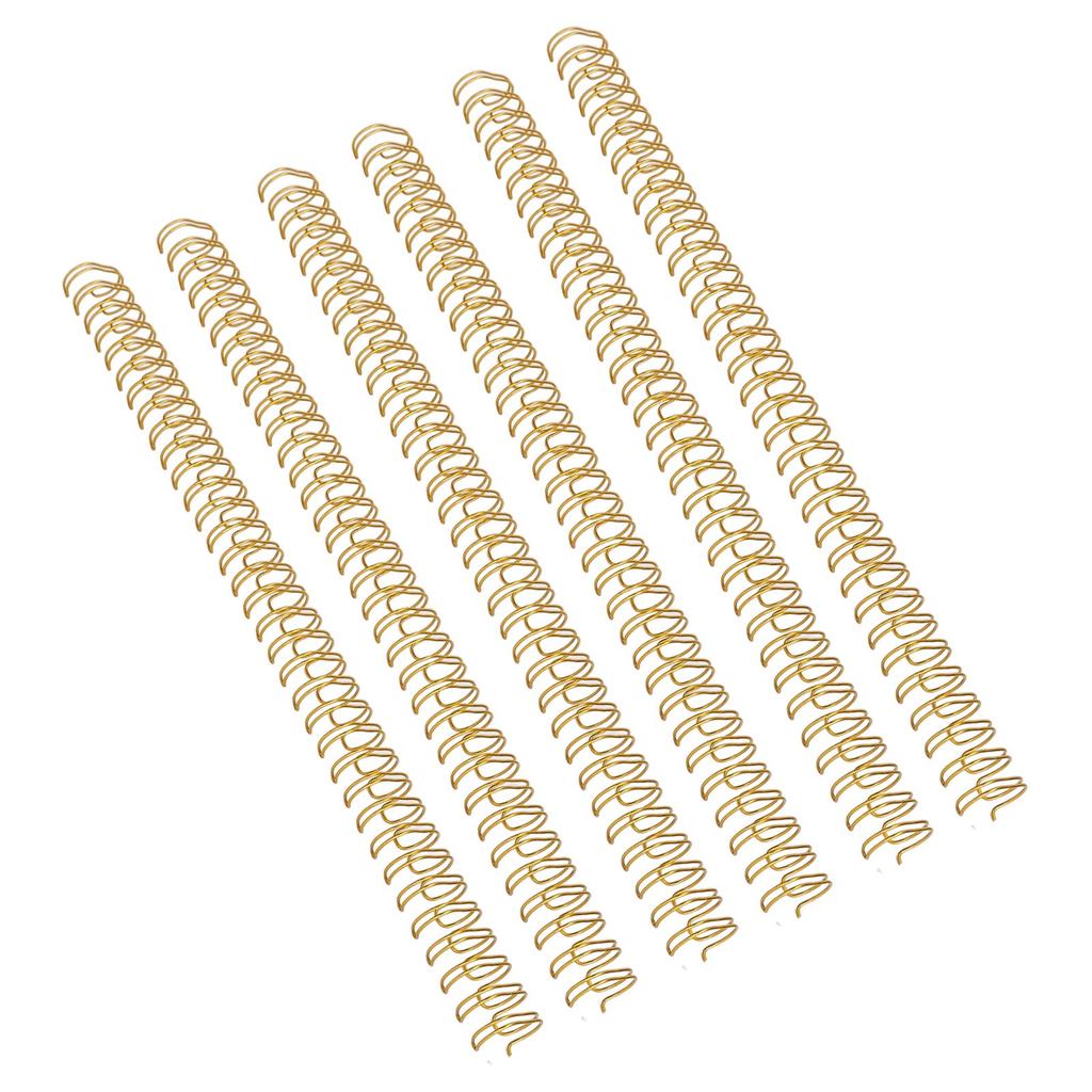 Double Loop Wire Binding Spine 1 2in Diameter 34 Loop 3:1 Pitch 100 Sheets Capacity Iron Wire Binding Ring