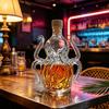 Oktopus Whiskey-Karaffe, Dekorative Glas-Spirituosenflasche, 320ml Whiskeyflasche, Mehrzweck-Karaffe für Spirituosen Männer Vater Hausbar