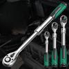 Telescopic Socket Ratchet Wrench for Automotive Repair Adjustable Head Ratchet Set 72 Tooth Quick Release Wrench Manual Tool