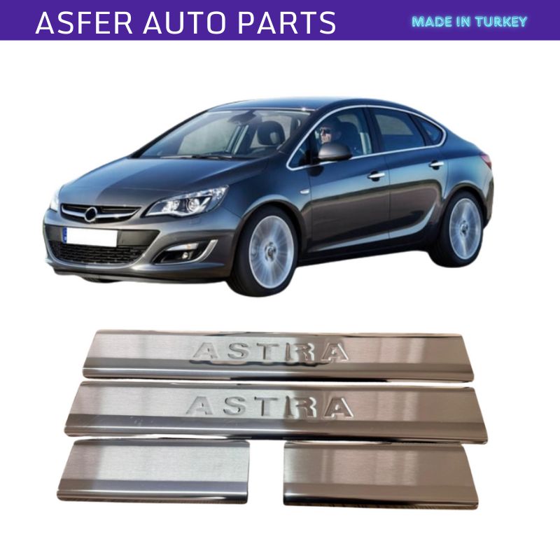 

Chrome strip on the thresholds, 4 pcs, stainless steel for Astra J SD 2010-2018