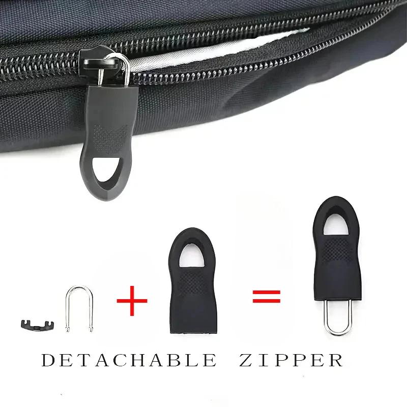 10/20pcs Replacement Zipper Head Tool-free Removable Zipper Puller for Luggage Schoolbag End Fit Rope Tag Clothing Zip Fixer