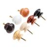 Set of 5 Wooden Handles, Knobs, Natural Wood, for Chests, Drawers, Furniture, Doors, Hardware, Shelves, with Screws, Wood Grain
