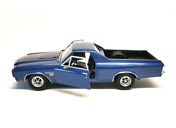 MOTORMAX Scale El Camino Diecast Model EL CAMINO SS396 1970 1/24 Car, (Blue)