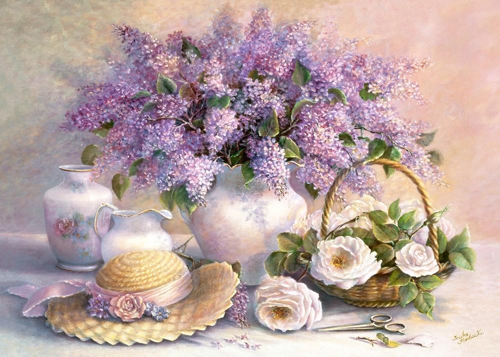 Puzzle 1000 Pieces C-102006-2 Flower Day, Trisha Hardwick