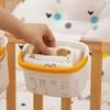 Baby Crib Sundries Storage Baskets Home Feeding Bottle Diapers Organize Box Bibs Clip Bedside Plastic Small Items Storage Basket