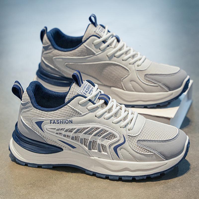 Fashion Men's Sneakers Versatile Four Season Dad Shoes Comfortable Non Slip Outdoor Student Walking Shoes Jogging Casual Sports Shoes