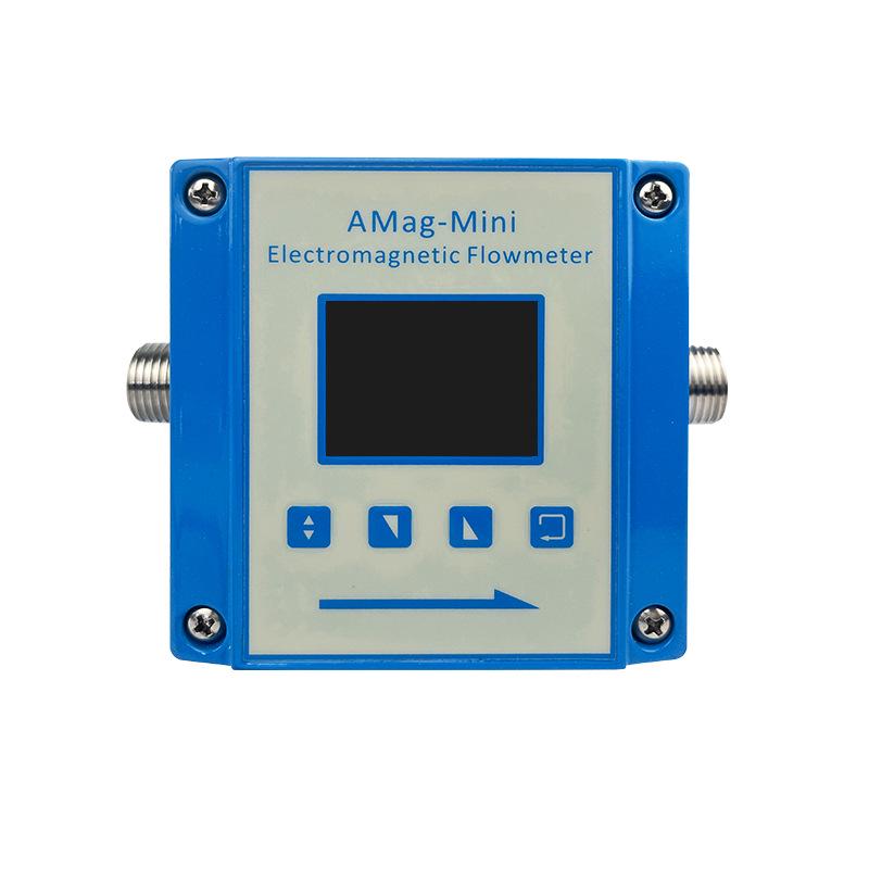 24V Mini Electromagnetic Flow Meter, PEEK Threaded, Food-Grade