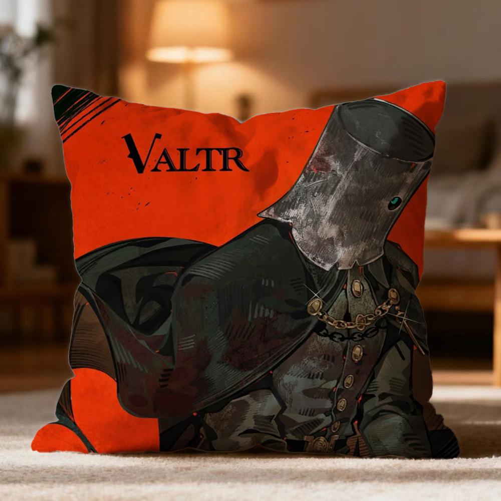 Fashion BBloodborneed Cushion Cover Soft Washable Pillow Case Multi-Scene for Couch Bed Travel Office Use