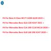 For Benz A Class W177 / GLA H247 / CLA C118 W118 / GLB X247 Center Control / Multimedia / Air AC / Armrest Box Button Cover Trim