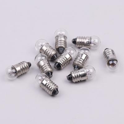 10Pcs Miniature Round 0.3A 2.5V Small Light Cannon For Student Experiment Bulbs