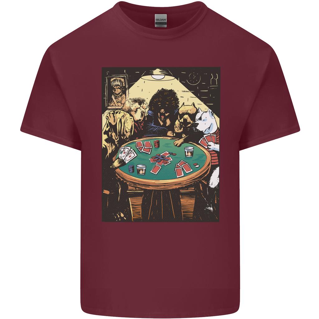 Dogs Playing Poker Unisexs Light Cotton TShirt